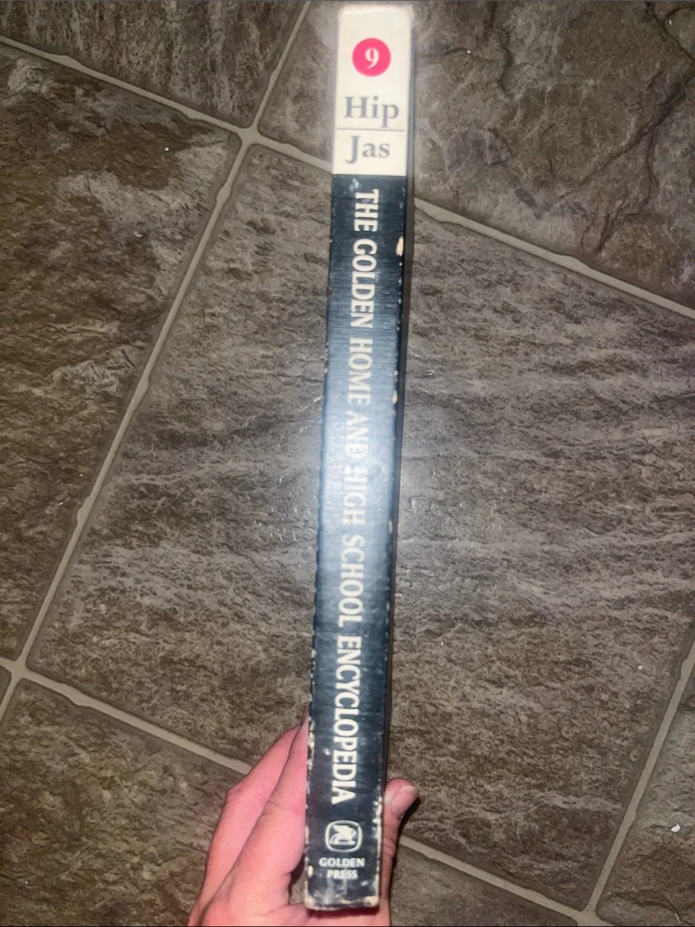 The Golden Home and High School Encyclopedia Volume 9 - Black/Blue Cover